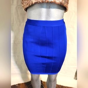 Mini Bandage Bodycon Skirt With Zip